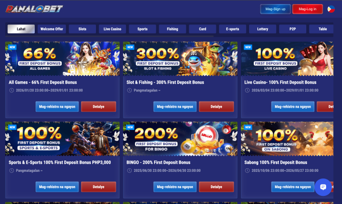 Panalobet Online Casino Philippines – Play Slots, Live Casino & Sabong | Sign Up Free 34P Bonus Panalobet promotions